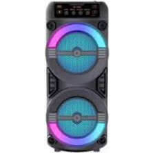 Aycer Taşınabilir Bluetooth Hoparlör Rgb Işık Efektli Stereo Ses - Lisinya