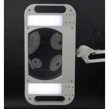 Aycer -10X LED Akrobat Büyüteç 2X15W 170X113 mm 10 Diopter Mercek LT-86G ( Lisinya )