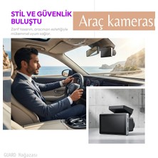 SBAID A88PRO 2.5K Araç Içi Kameralar Ultra Hd Çözünürlüklü Premium Araç Kamerası  - Ön+Arka Çift Kayıt, Gelişmiş Gece Görüş Teknolojis, 3" IPS Ekran, 24 Saat Akıllı Park Gözetimi,