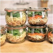 Empressco Weck 580 ml Lale Kavanoz Set 4
