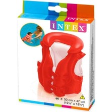 Aycer Can Yeleği Kırmızı 50X47 cm Intex - 58671 (Lisinya)
