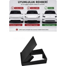 Li Parts Tesla Model Y ve Model 3 Kolçak Gizli Saklama Kutusu-Juniper Uyumsuz