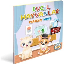 Aycer Evcil Hayvanlar Papağan Maviş 3 Boyutlu