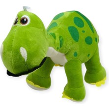 Aycer Sevimli Peluş Dinazor Turko Dino 35 cm - Yeşil (Lisinya)