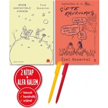 Kırmızı Kedi Yayınevi Alfa Kalem-Çifte Kavrulmuş-Benim Karikatürlü Evrenim-Izel Rozental 2 Kitap-Setli-Mizah