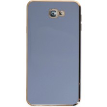 Ototechparca   Samsung Galaxy J7 Prime Kılıf Volet Silikon - Mavi