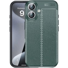 Ototechparca    iPhone 16 Kılıf Auto Focus Kapak - Koyu Yeşil