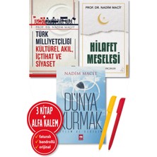 Destek Yayınları Alfa Kalem-Hilafet Meselesi-Türk Milliyetçiliği Kültürel Akıl-Dünya Kurmak-Nadim Macit 3 Kitap-Set