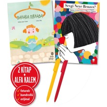 Kırmızı Kedi Yayınevi Alfa Kalem-Sevgi Neye Benzer?-Bahara Merhaba-Hafize Çınar Güner Burcu Yılmaz 2 Kitap-Setli