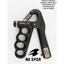 NK SPOR 1 Adet 5-100 kg Ayarlanabilir Sayaçlı El Yayı - Profesyonel El ve Bilek Güçlendirici Grip Strength-Grip Rengi Kutuda Karışık Çıkmaktadır-Evde Spor - Antrenman- Egzersiz
