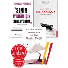 Destek Yayınları Alfa Kalem-Bu His Benim Değil-Duygusal Zorbalık-Şimdi Değilse Ne Zaman?-Aynur Tümen 3 Kitap-Setli