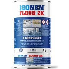 İsonem Floor 2K Solventsiz Epoksi Zemin Boyası 5 Kg - Makine Gri