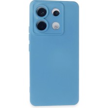 Ototechparca    Redmi Note 13 Pro 5g Kılıf Nano Içi Kadife Silikon - Mavi