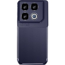 Ototechparca   Infinix Gt 20 Pro Kılıf Auto Focus Karbon Kapak - Lacivert