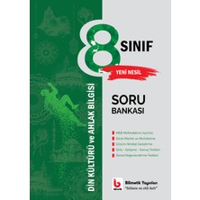 Bilimetik Yayınları 8. Sınıf Din Kültürü ve Ahlak Bilgisi Soru Bankası