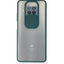 Ototechparca    Mi 10T Lite Kılıf Palm Buzlu Kamera Sürgülü Silikon - Yeşil