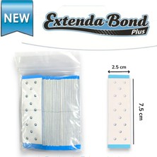 Walker Tape Extenda Bond Plus Mavi Delikli Protez Saç Bandı Düz (''1 x 3'' - 2.5cm x 7,5cm) 36 Adet