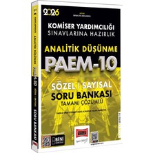 Yargı Yayınevi 2026 Paem Komiser Yardımcılığı Sınavlarına Hazırlık Analitik Düşünme Sözel-Sayısal Soru Bankası
