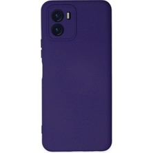 Ototechparca   Vivo Y15S Kılıf Nano Içi Kadife Silikon - Mor