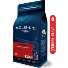 Moliendo Colombia Medellin Supremo Yöresel Kahve (Çekirdek Kahve) 250 g