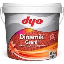 Dyo Dinamik Grenli Silikonlu Dış Cephe Kaplaması 25 kg Kirli Beyaz