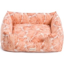 Pet Comfort Alpha  Turuncu-Beyaz Köpek Yatağı M 80x65cm
