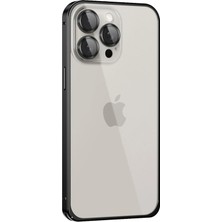 Ototechparca    iPhone 15 Pro Metal Bumper Mat Kapak - Siyah