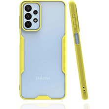 Ototechparca   Samsung Galaxy A23 4g Kılıf Platin Silikon - Sarı