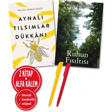Destek Yayınları Alfa Kalem-Aynalı Tılsımlar Dükkanı-Ruhun Fısıltısı-Melda Kamhi Kosif 2 Kitap-Setli-Roman Öykü