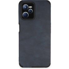 Ototechparca   Realme C35 Kılıf Loop Deri Silikon - Lacivert