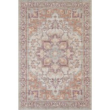 Cool Halı Private Xw Pastel Renkli Vintage Halı Soft Modern Yıkanabilir Eskitme Etnik Desen Bohem Salon Halısı