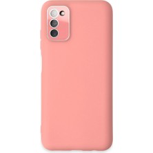 Ototechparca   Samsung Galaxy A03S Kılıf Lansman Glass Kapak - Pembe