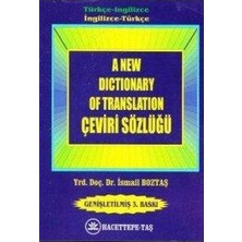 Yapı Kredi Yayınları A New Dictionary Of Translation