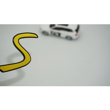 Dk Tuning Mini Cooper S Bagaj Siyah Sarı Logo Amblem
