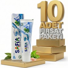 Safia Diş Macunu Yeşil Çay ve Himalaya Tuzu 10x60 ml