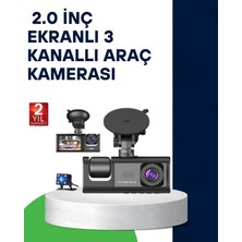 Marsilyan Üç Kameralı Araç Kamerası Full Hd Gece Görüş  G-Sensör