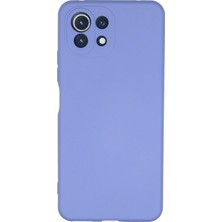 Ototechparca    Mi 11 Lite Kılıf Nano Içi Kadife Silikon - Lila