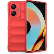 Ototechparca   Realme 10 Pro 5g Kılıf Optimum Silikon - Kırmızı