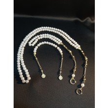 Mryart Beyaz Plastik Inci 99 Luk 33 Lük ve Zaza Tesbih Set
