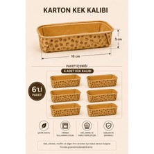 Empressco Beyzana 6’lı Dikdörtgen Cupcake Kalıbı | Baton Kek Kalıbı | Kraft Kek Desenli Muffin Kalıbı - Fiyatı, Yorumları
