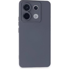 Ototechparca    Redmi Note 13 Pro 5g Kılıf Nano Içi Kadife Silikon - Gri