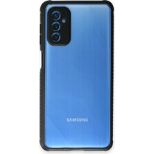 Ototechparca   Samsung Galaxy M52 5g Kılıf Miami Şeffaf Silikon - Siyah