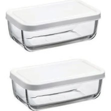 Empressco Paşabahçe 53853 Beyaz Snow Box Kapaklı Cam Saklama Kabı 2 Adet - Fiyatı, Yorumları