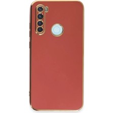 Ototechparca    Redmi Note 8 Kılıf Volet Silikon - Kırmızı