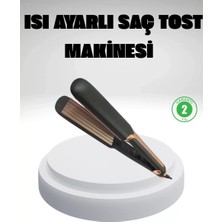 Nemere Ithalat Tost Model Saç Maşası 220°C Hızlı Isınan