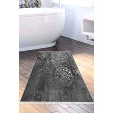 Dekoreko Kaymaz Taban Djt Banyo Halısı Yıldız Deri Saçaklı Modern 1999