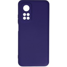 Ototechparca    Mi 10T Kılıf Nano Içi Kadife Silikon - Mor