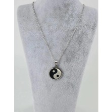 Freedom Storee Yin-Yang Çelik Erkek Kolye - EKL0082