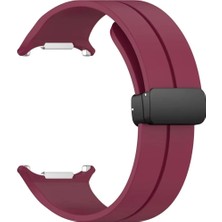 Ototechparca   Watch 7 Ultra KR418 Tender Silikon Kordon - Bordo