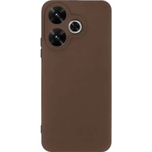Starseven Redmi 13 4g Kılıf First Silikon - Kahverengi